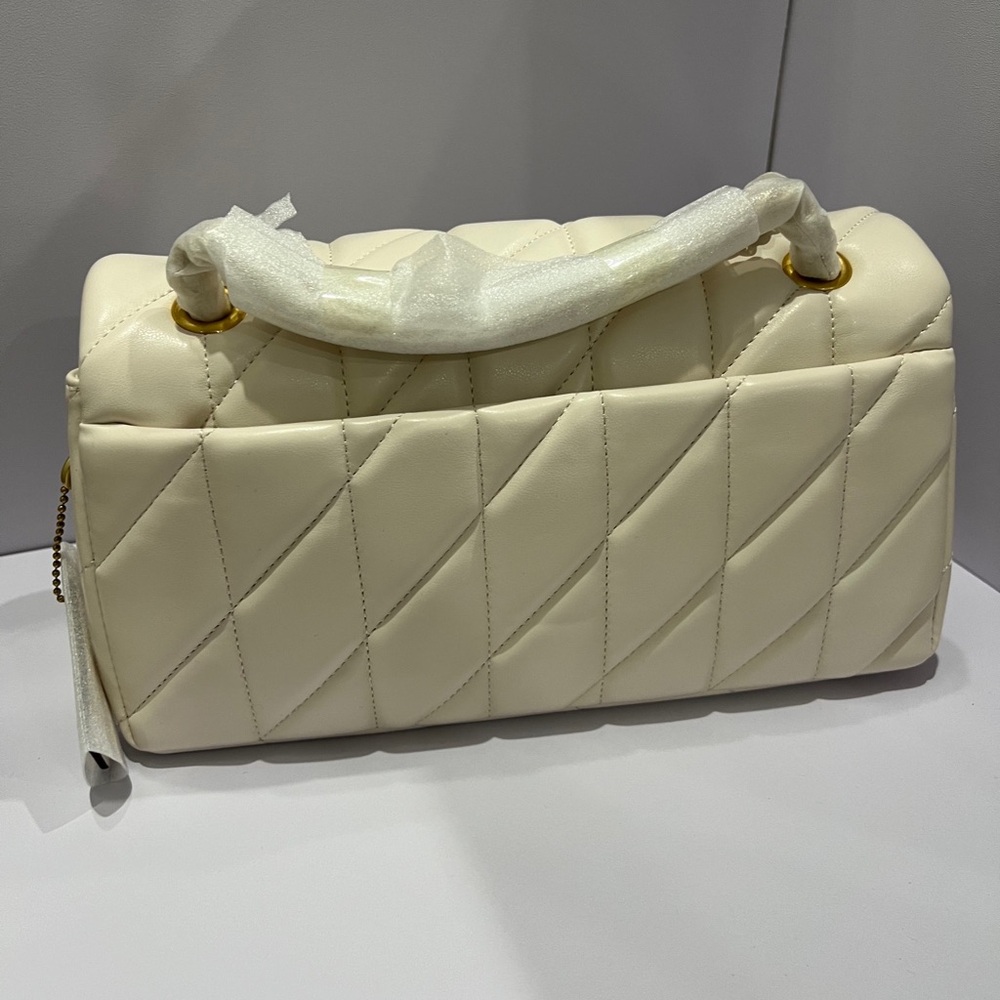 COACH Chalk Quilted Tabby 26 Shoulder Bag - Picture 2 of 5